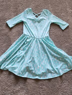 Dot Dot Smile Raindrop Twirl Dress